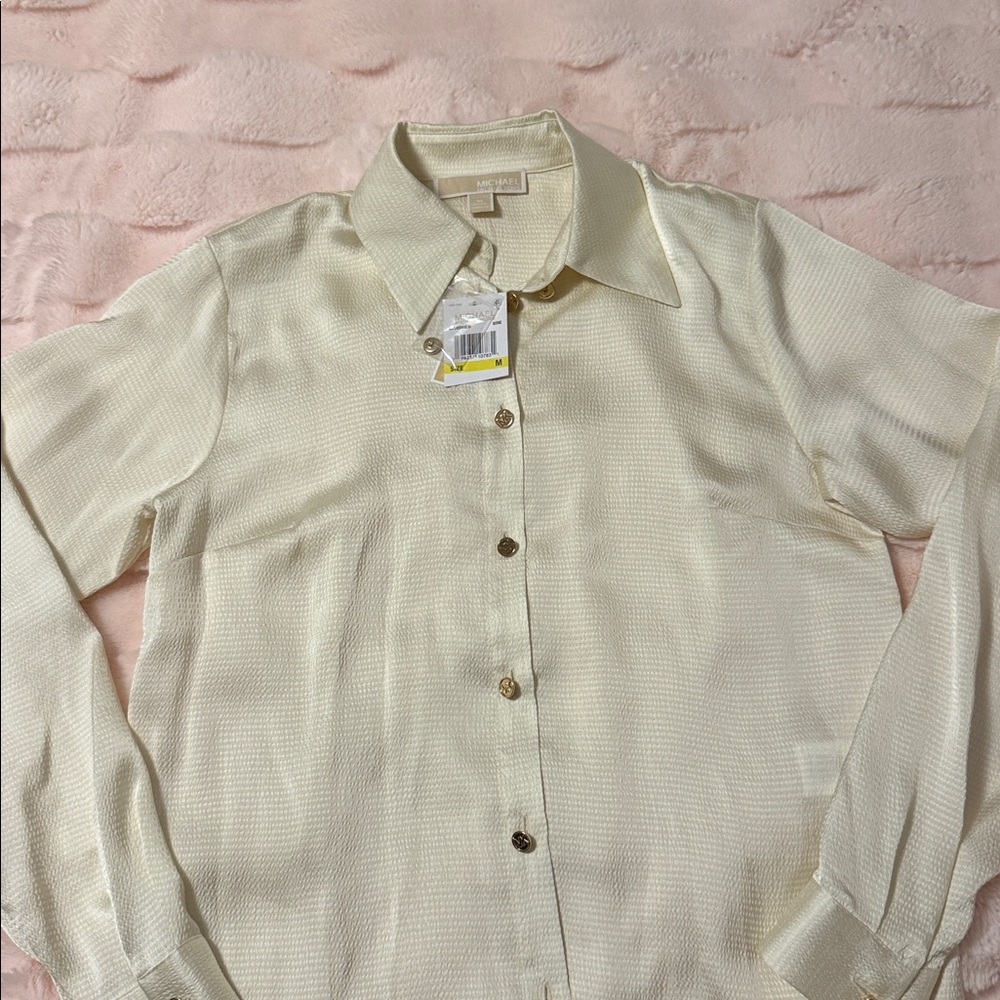 Michael Kors Button Down Blouse NWT - image 3